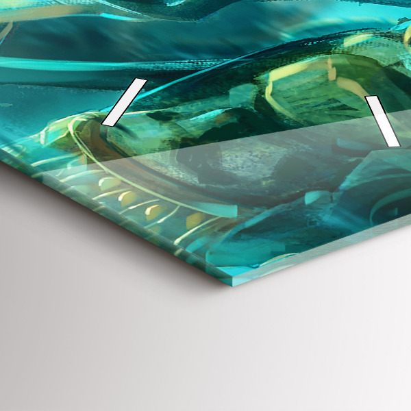 Horloge murale verticale Enfants dans la forêt