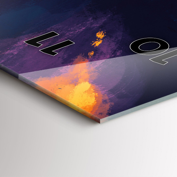 Horloge murale verticale Bébé et ballons