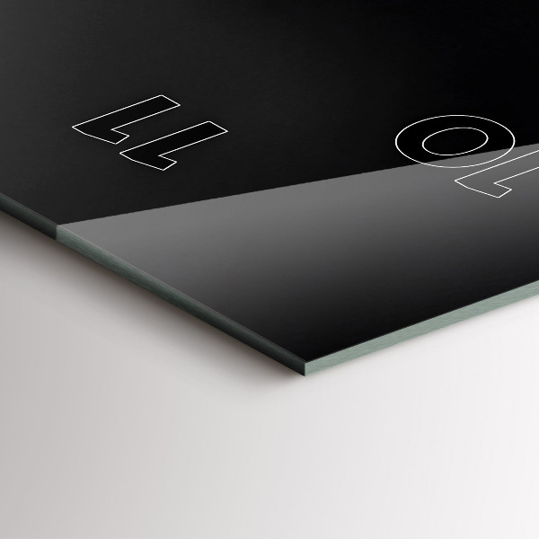 Horloge rectangulaire verticale 'Fleur d''orchidée sur l''eau'