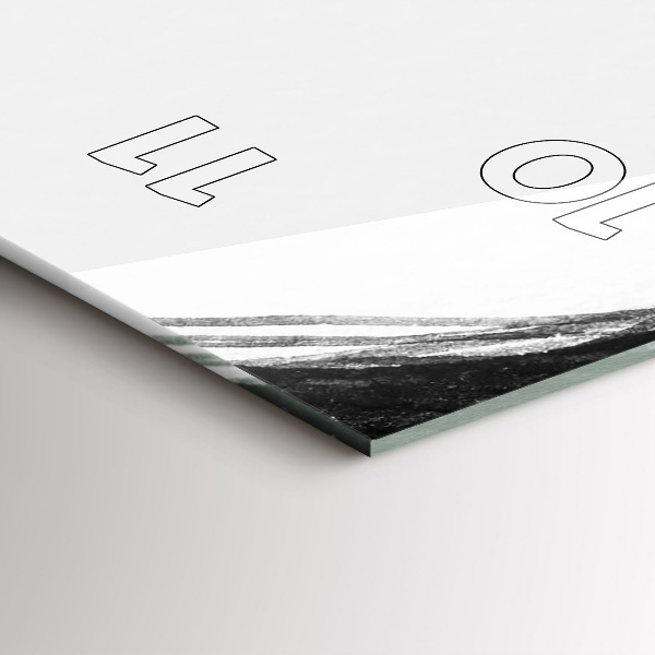 Horloge murale verticale 'Portrait d''une femme'