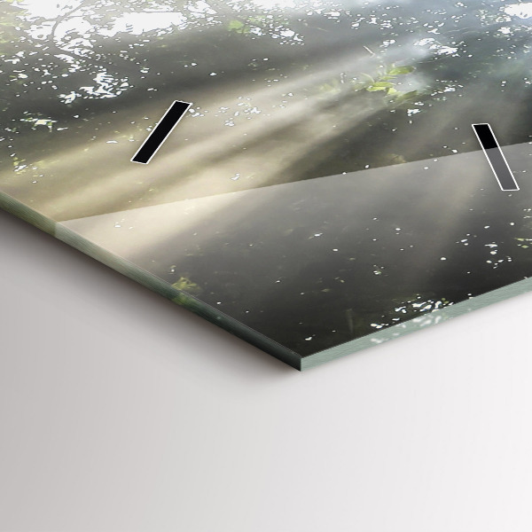 Horloge murale verticale Éléphant dans la jungle