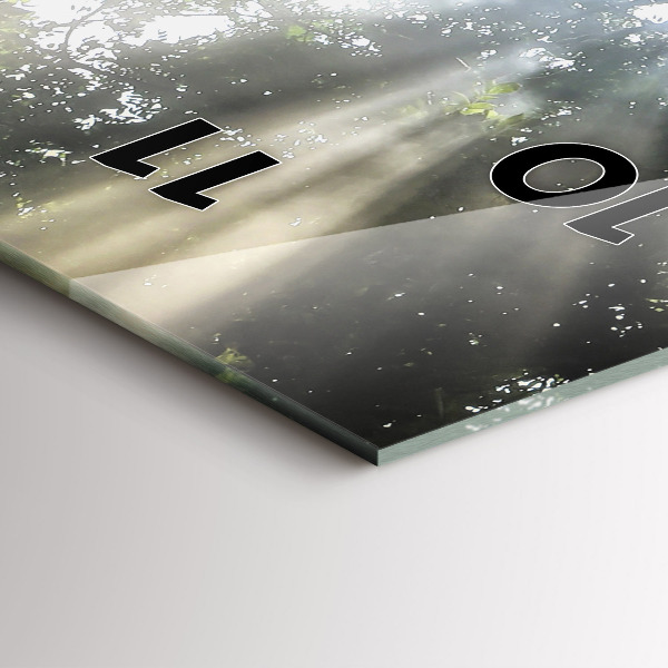 Horloge murale verticale Éléphant dans la jungle