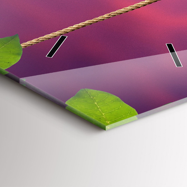 Horloge murale verticale Nichoir