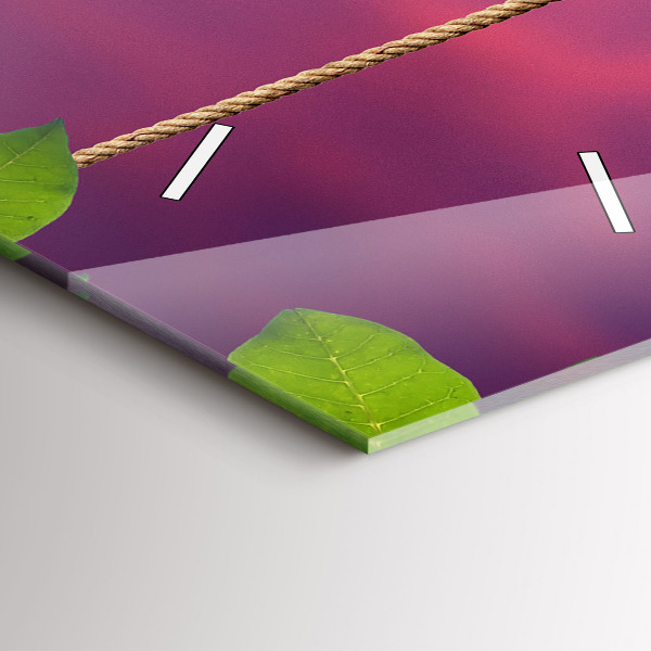 Horloge murale verticale Nichoir