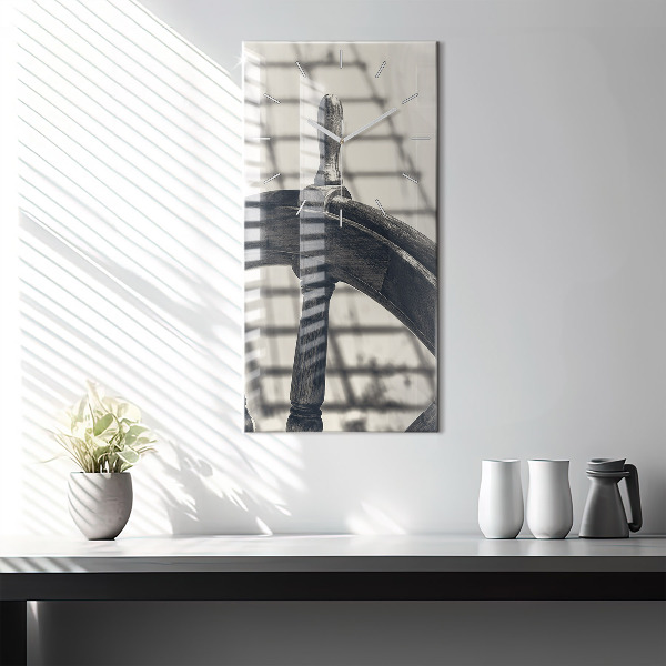 Horloge murale verticale Navire antique