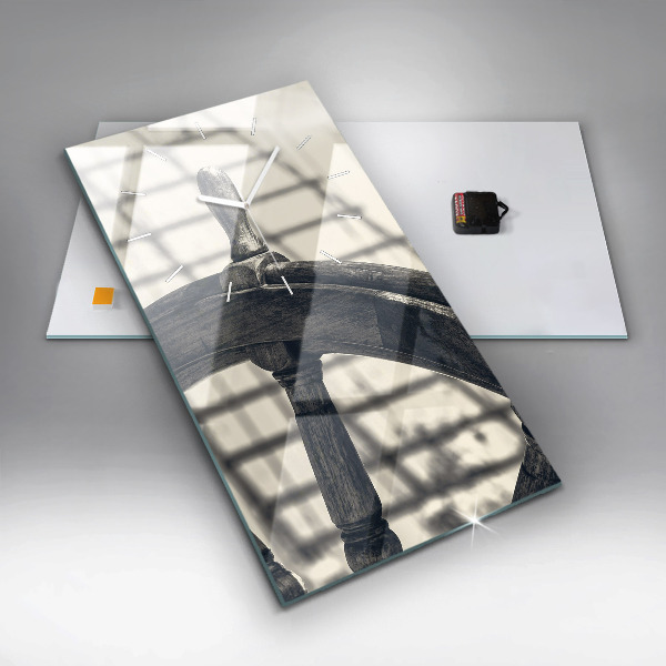 Horloge murale verticale Navire antique