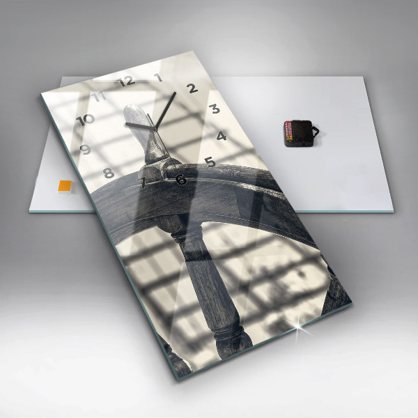 Horloge murale verticale Navire antique