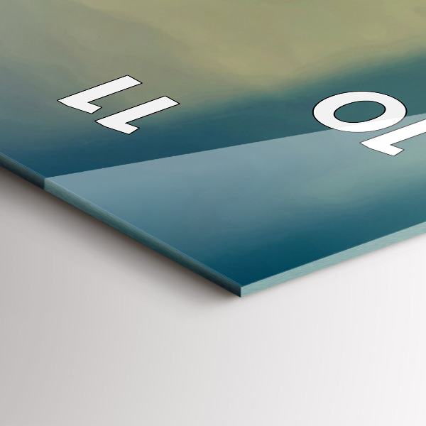 Horloge murale verticale 'Phare sur l''eau'