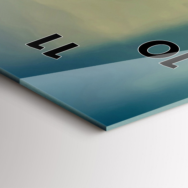 Horloge murale verticale 'Phare sur l''eau'