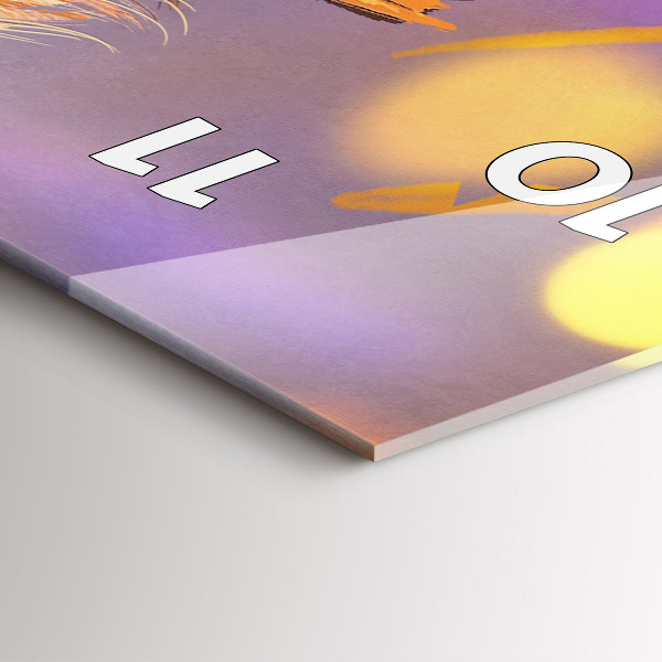 Horloge murale verticale Chevalier avec une épée