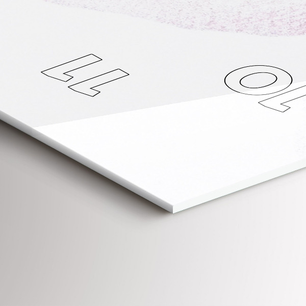 Horloge murale verticale Fleurs de pavot séchées