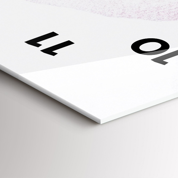 Horloge murale verticale Fleurs de pavot séchées