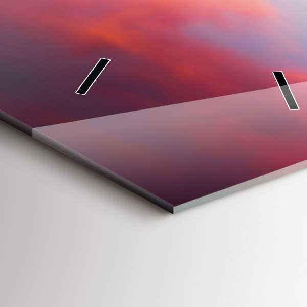 Horloge murale verticale Lac Stellisee Matterhorn