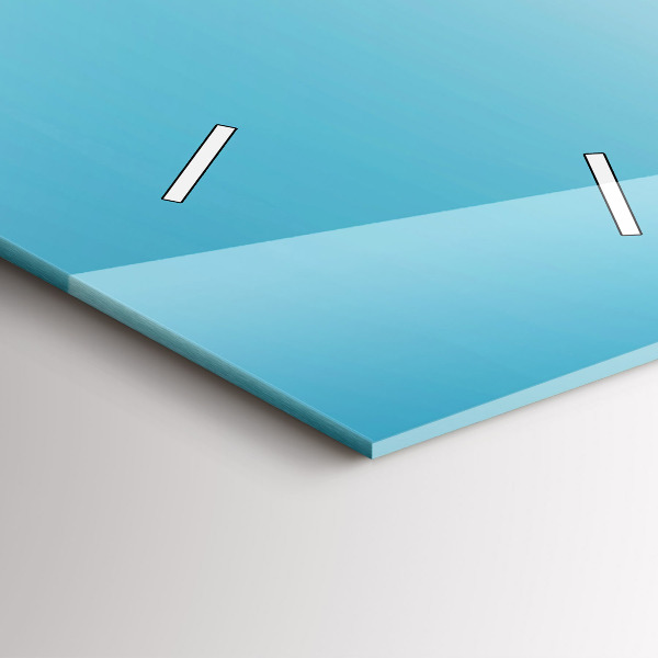 Horloge murale verticale 'L''île volante'