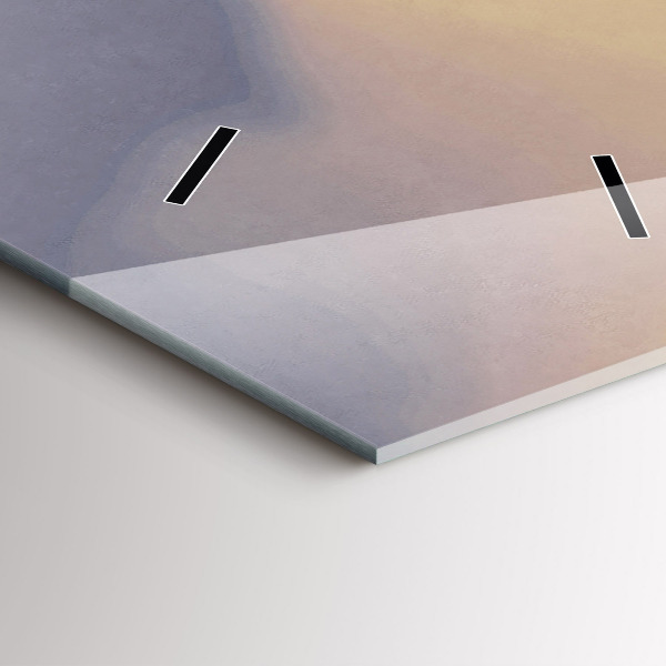 Horloge murale verticale 'L''homme sur le vieux pont'