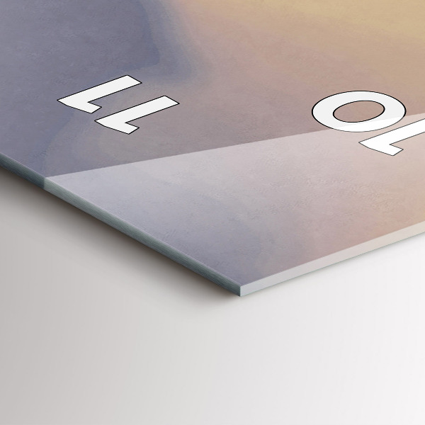 Horloge murale verticale 'L''homme sur le vieux pont'