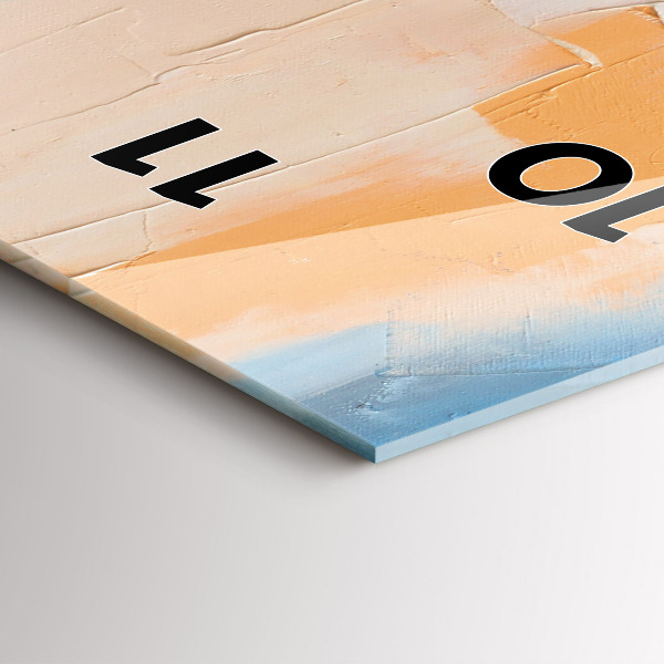 Horloge murale verticale 'Portrait d''une femme'