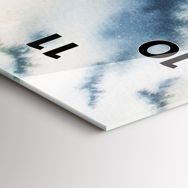 Horloge murale verticale Pêcheur sur le lac