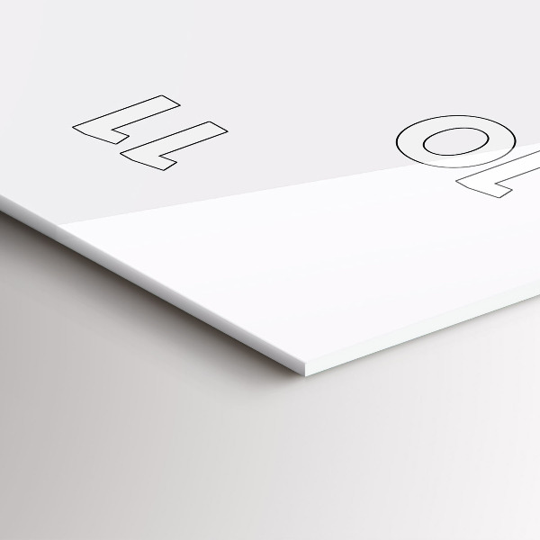 Horloge murale verticale Chaînes de montagnes abstraites