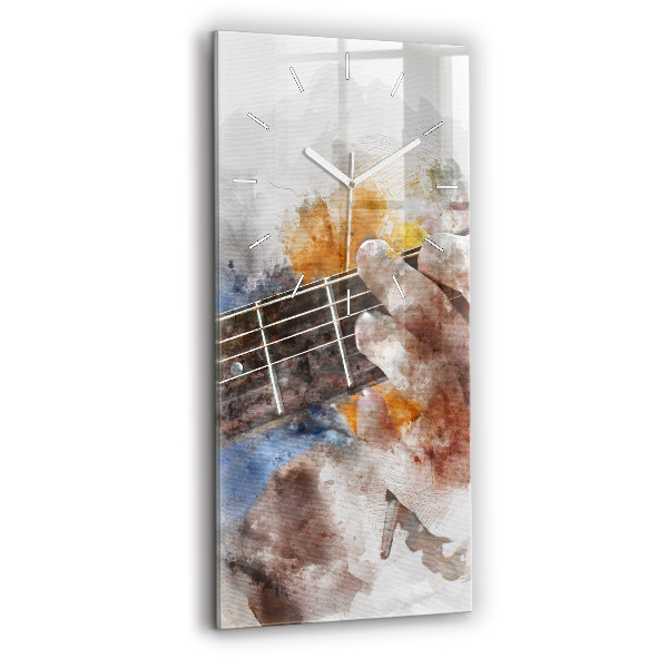 Horloge murale verticale Graphiques de guitare