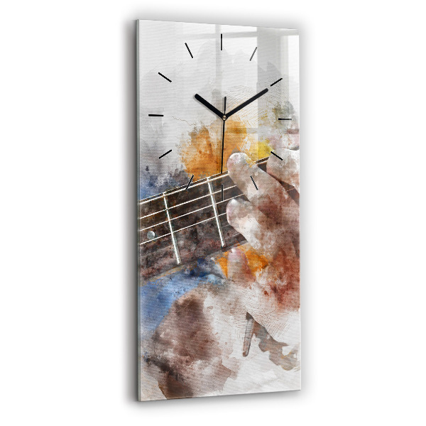 Horloge murale verticale Graphiques de guitare