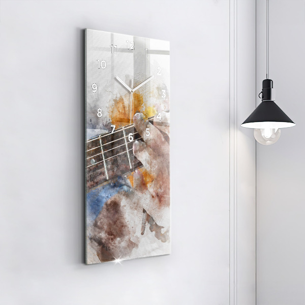 Horloge murale verticale Graphiques de guitare