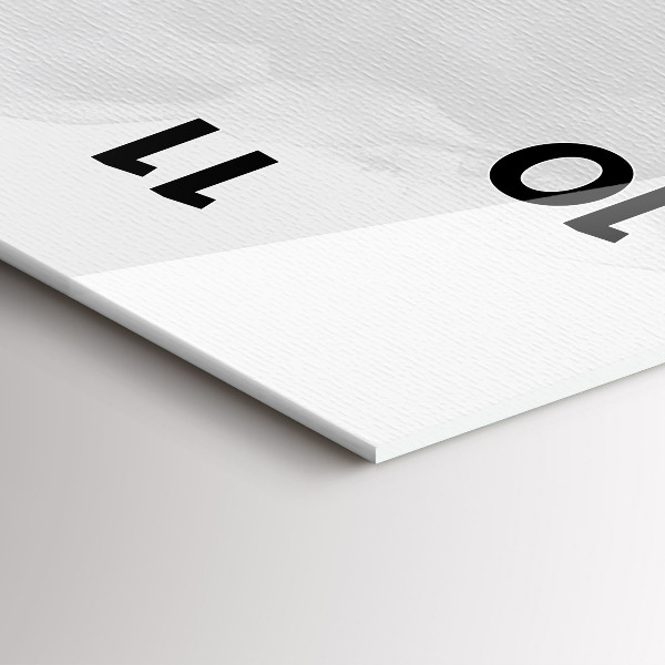 Horloge murale verticale Graphiques de guitare