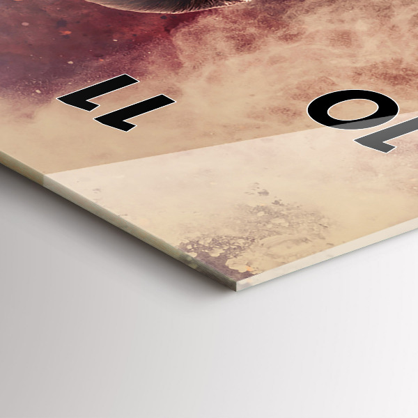 Horloge murale verticale Femme et vélo