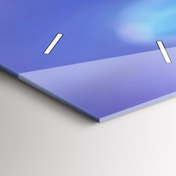 Horloge murale verticale 'Papillon sur l''herbe'