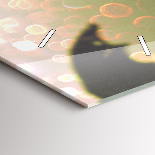 Horloge murale verticale Des gens avec des parapluies