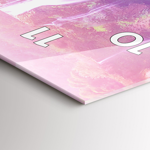 Horloge murale verticale Cascade de Jiulong, Chine