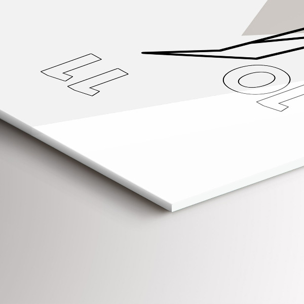 Horloge murale verticale Renne à la scandinave