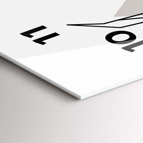 Horloge murale verticale Renne à la scandinave