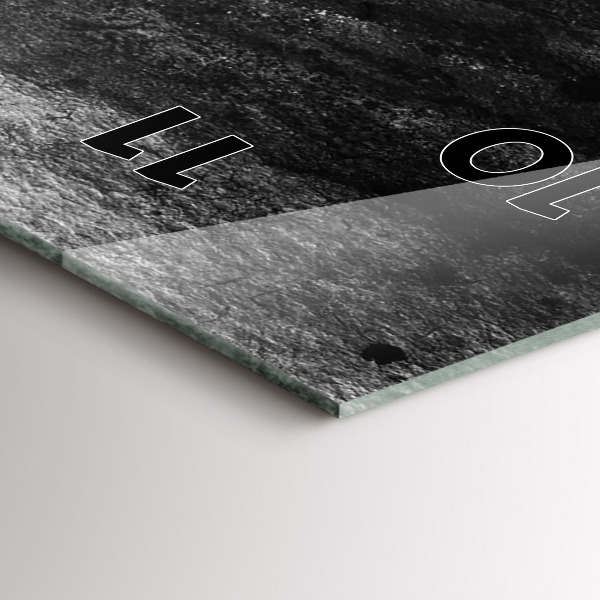 Horloge murale verticale Femme au chapeau