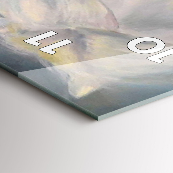 Horloge murale verticale Belle femme avec un cheval