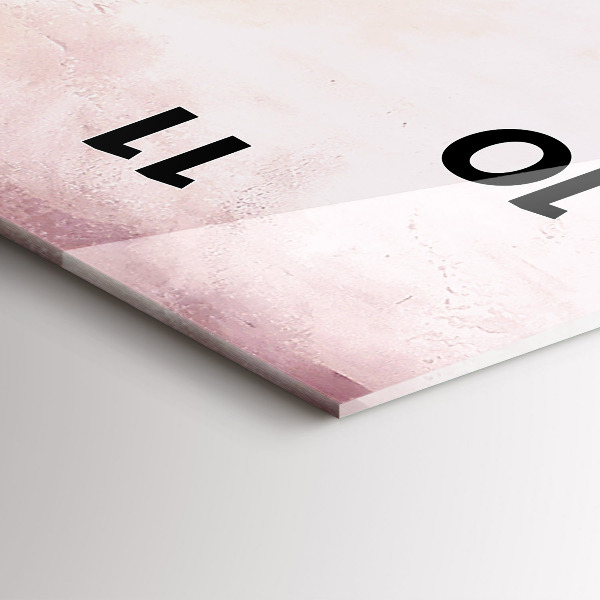 Horloge murale verticale Coquelicots en fleurs