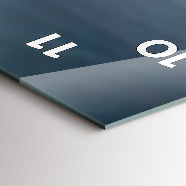 Horloge murale verticale Homme sur une moto