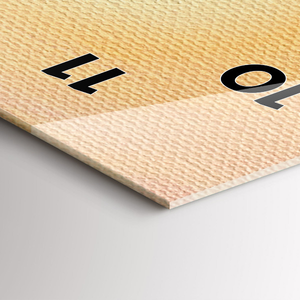 Horloge murale verticale Sapin de Noël et pont