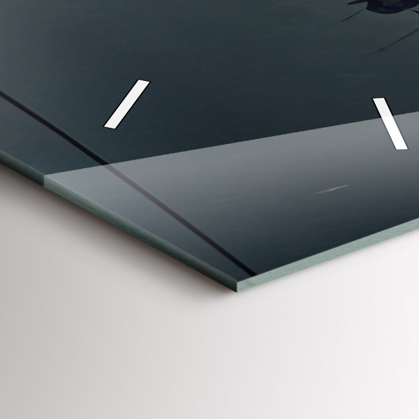 Horloge murale verticale Bâtiment apocalyptique