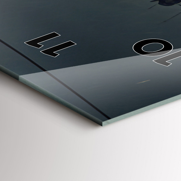 Horloge murale verticale Bâtiment apocalyptique