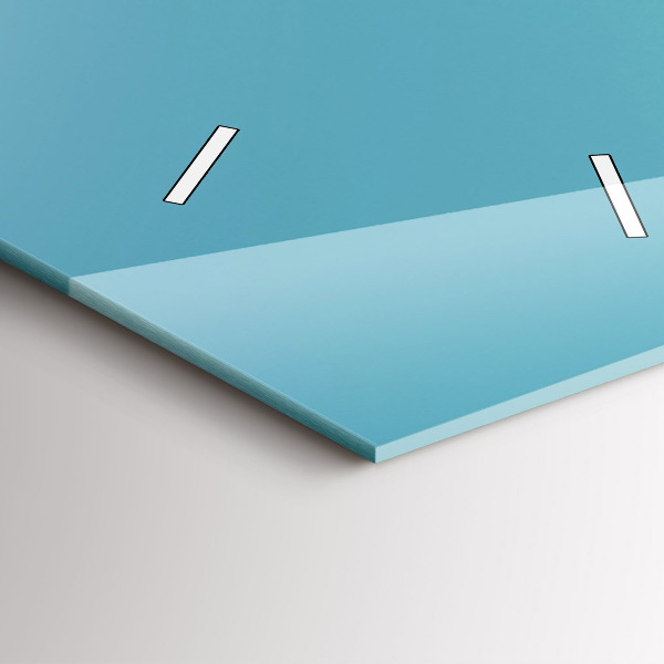 Horloge murale verticale Couleur pastel du ciel