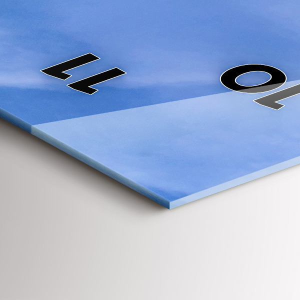 Horloge rectangulaire verticale Un agriculteur sur un tracteur