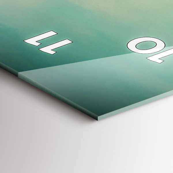 Horloge rectangulaire verticale fantaisie chinoise