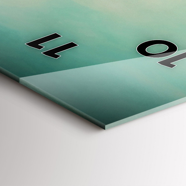 Horloge rectangulaire verticale fantaisie chinoise