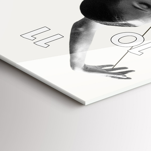 Horloge murale verticale Danseuse abstraite