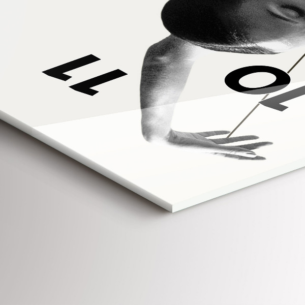 Horloge murale verticale Danseuse abstraite