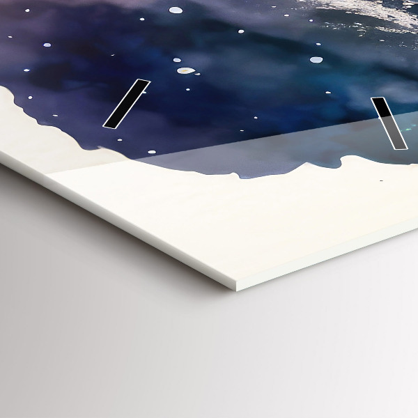 Horloge murale verticale Style de vie méditatif