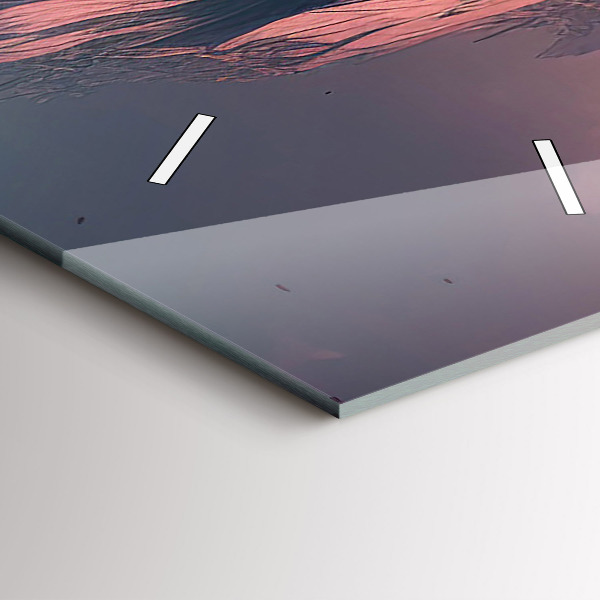 Horloge murale verticale Forêt et montagnes magiques