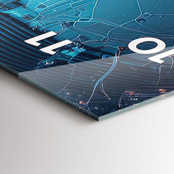 Horloge murale verticale Intelligence artificielle