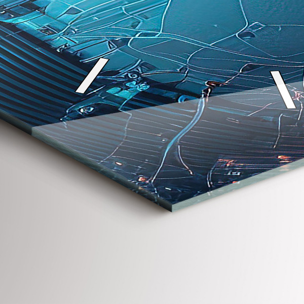 Horloge murale verticale Intelligence artificielle